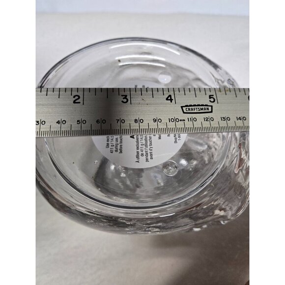 Bath and Body Works 3 Wick Candle Holder Clear Skull with Led Lighting works - Picture 7 of 12